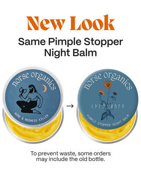 Norse Organics balm texture close-up melting for easy spot application benefits
