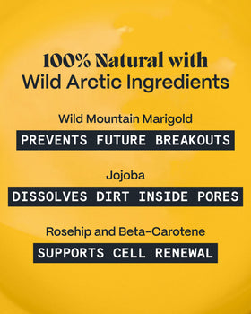 Norse Organics jar in hand showing travel-friendly 1.7 oz portability
