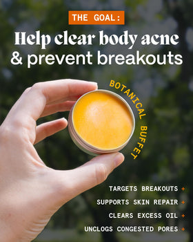 Norse Organics balm texture closeup highlighting smooth, absorbent consistency