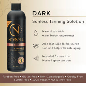Norvell 8 fl oz bottle close-up highlighting label clarity and size