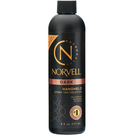 Norvell front packaging showing deep bronze solution and professional appeal