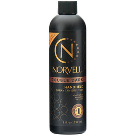 Norvell Double Dark front bottle showing deep bronze formula benefits