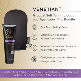 Norvell extender lotion bottle close-up highlighting label and easy-pour pump for simple use