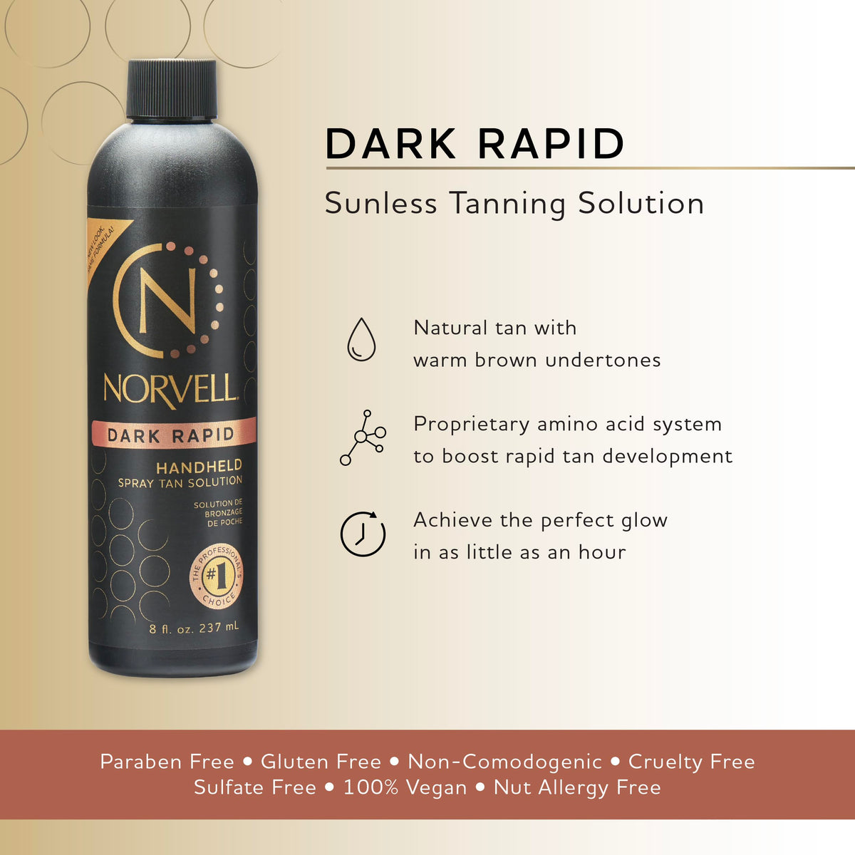 Norvell label close-up highlighting ingredients and expiration date benefit