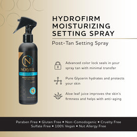 Norvell spray nozzle close-up demonstrating even application