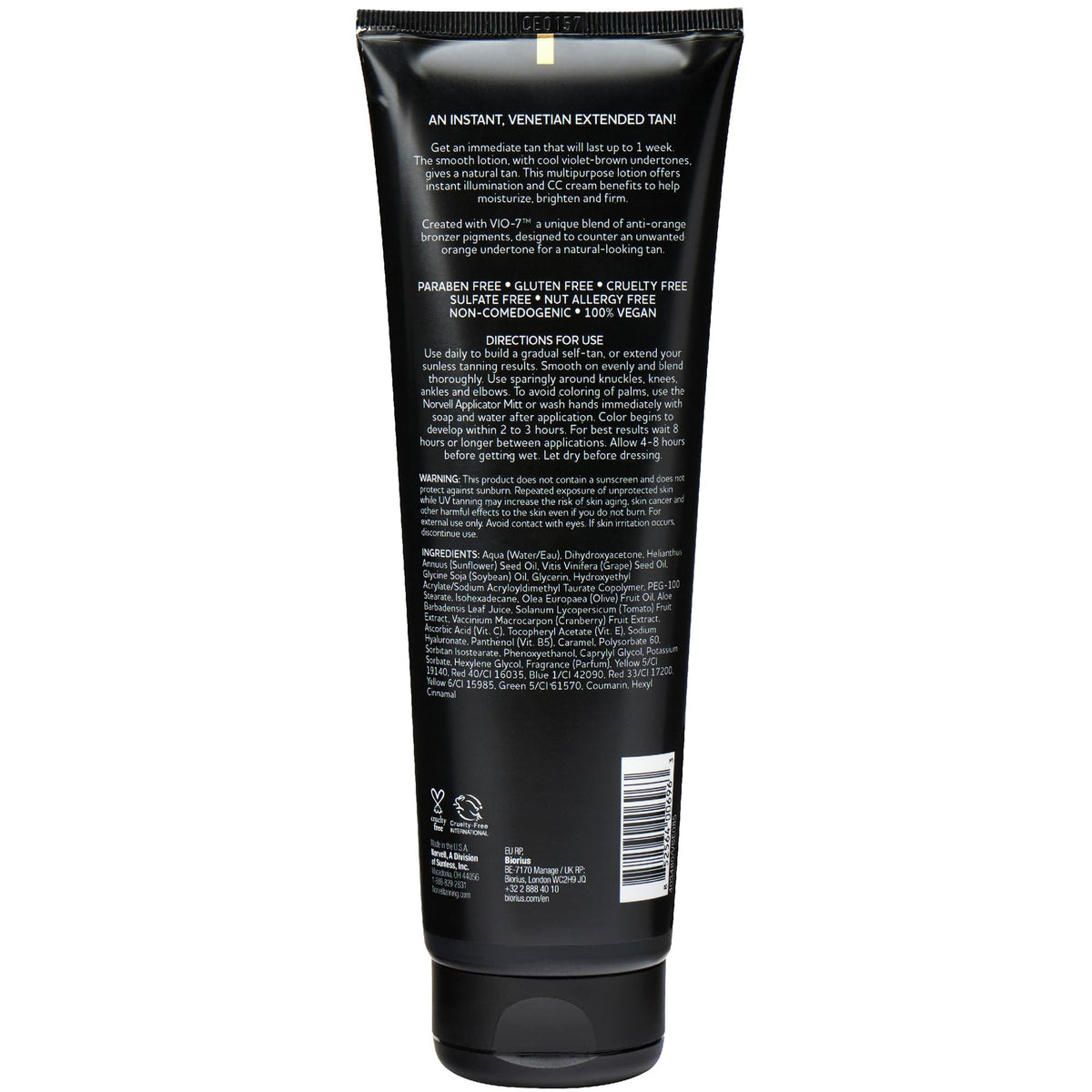 Norvell open cap detail highlighting product quality and secure packaging benefit