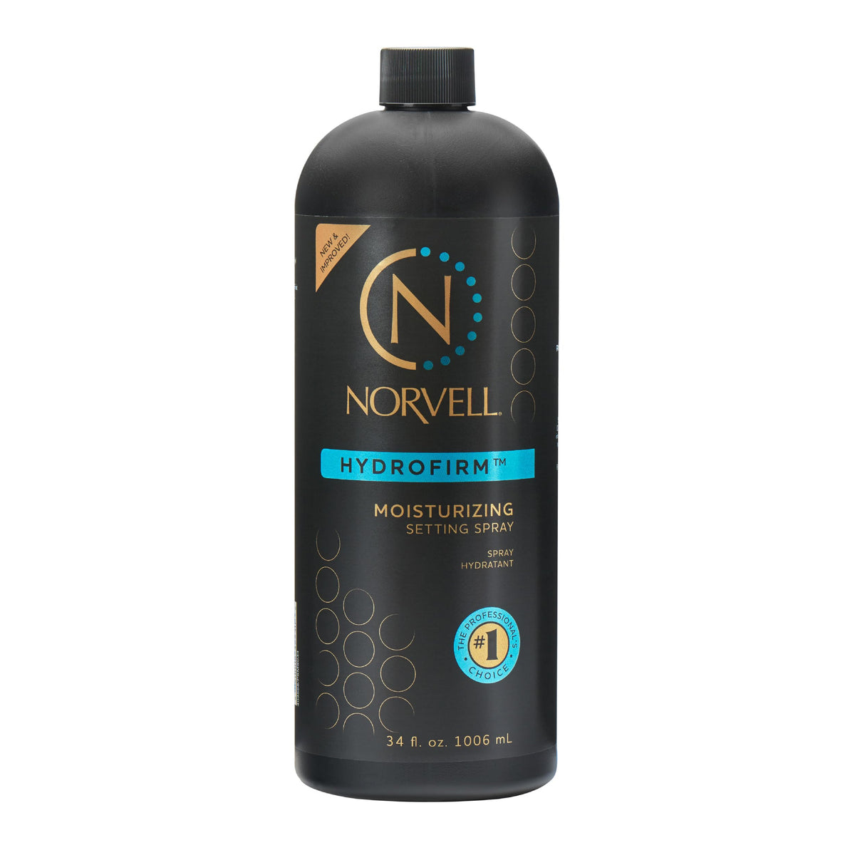 Norvell front packaging showing bottle and branding, highlighting professional finish