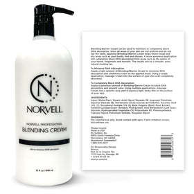 Norvell open jar showing cream texture and spreadability for precise spot protection