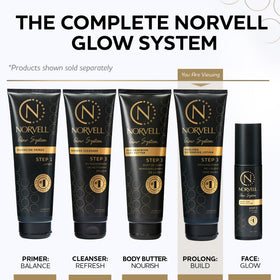 Norvell being applied with an applicator mitt for streak-free even coverage