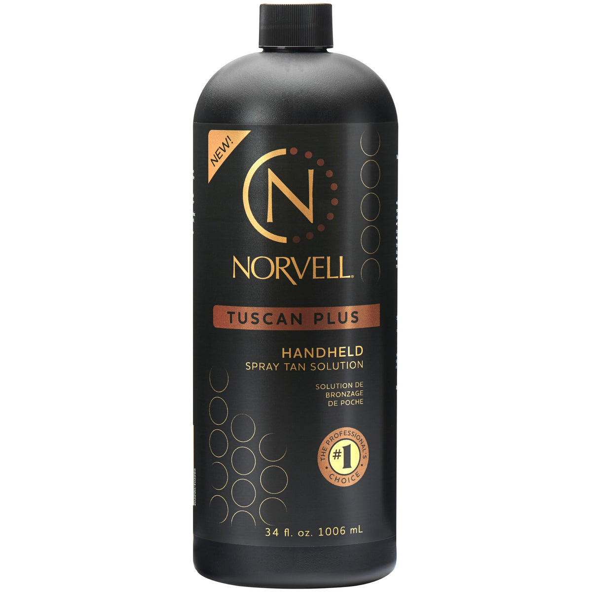 Norvell Tuscan Plus front bottle showing professional packaging and immediate preview benefit