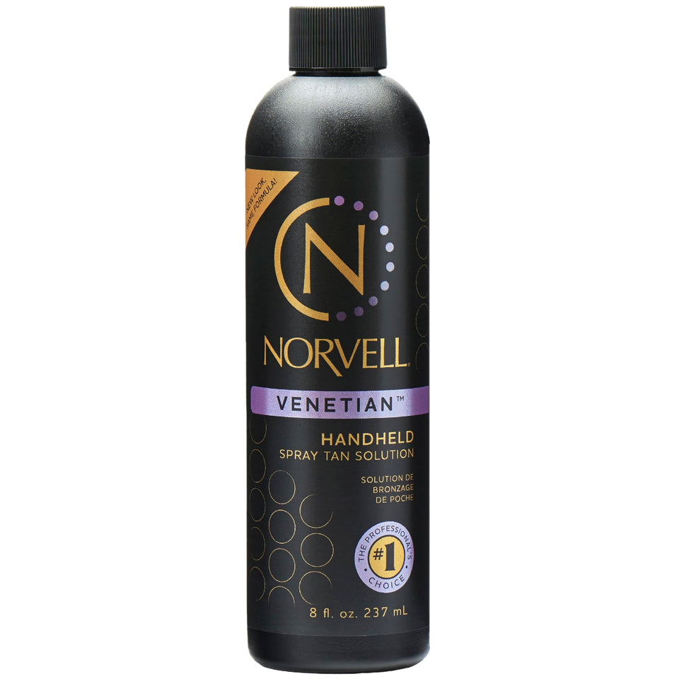 Norvell Venetian front bottle showing professional formula and guide color benefit