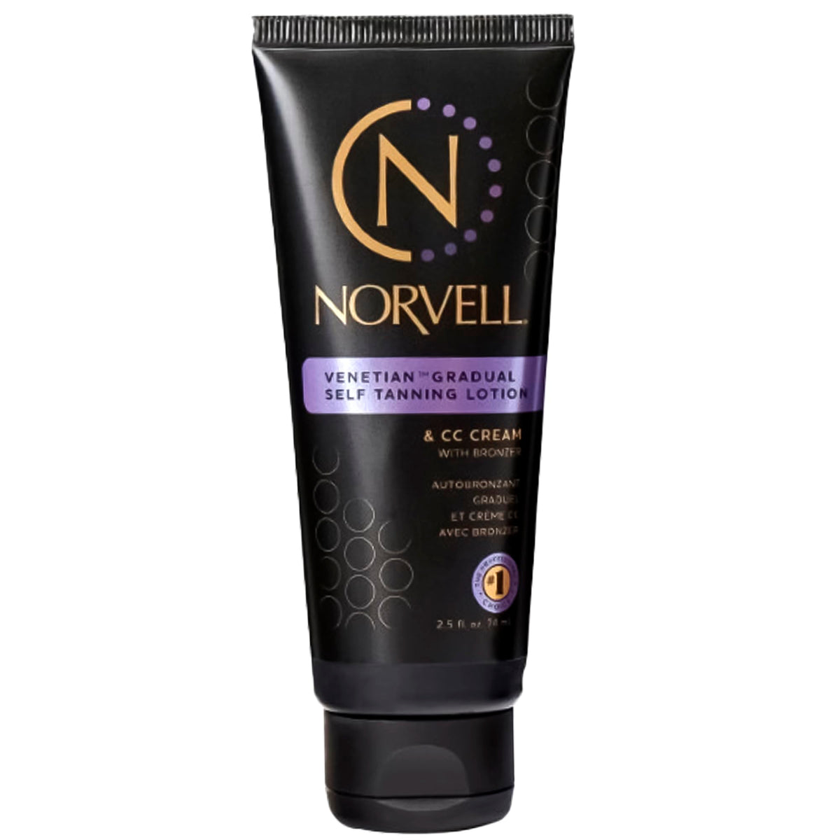 Norvell front packaging showing travel-size bottle and brand benefit