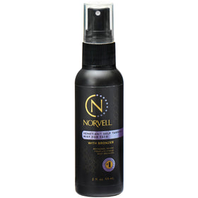 Norvell front packaging showing bottle and branding for instant bronze
