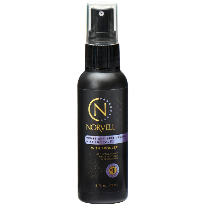 Norvell front packaging showing bottle and branding for instant bronze