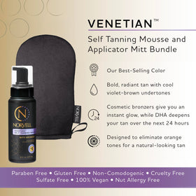 Norvell mousse texture close-up illustrating airy foam and quick absorption benefits