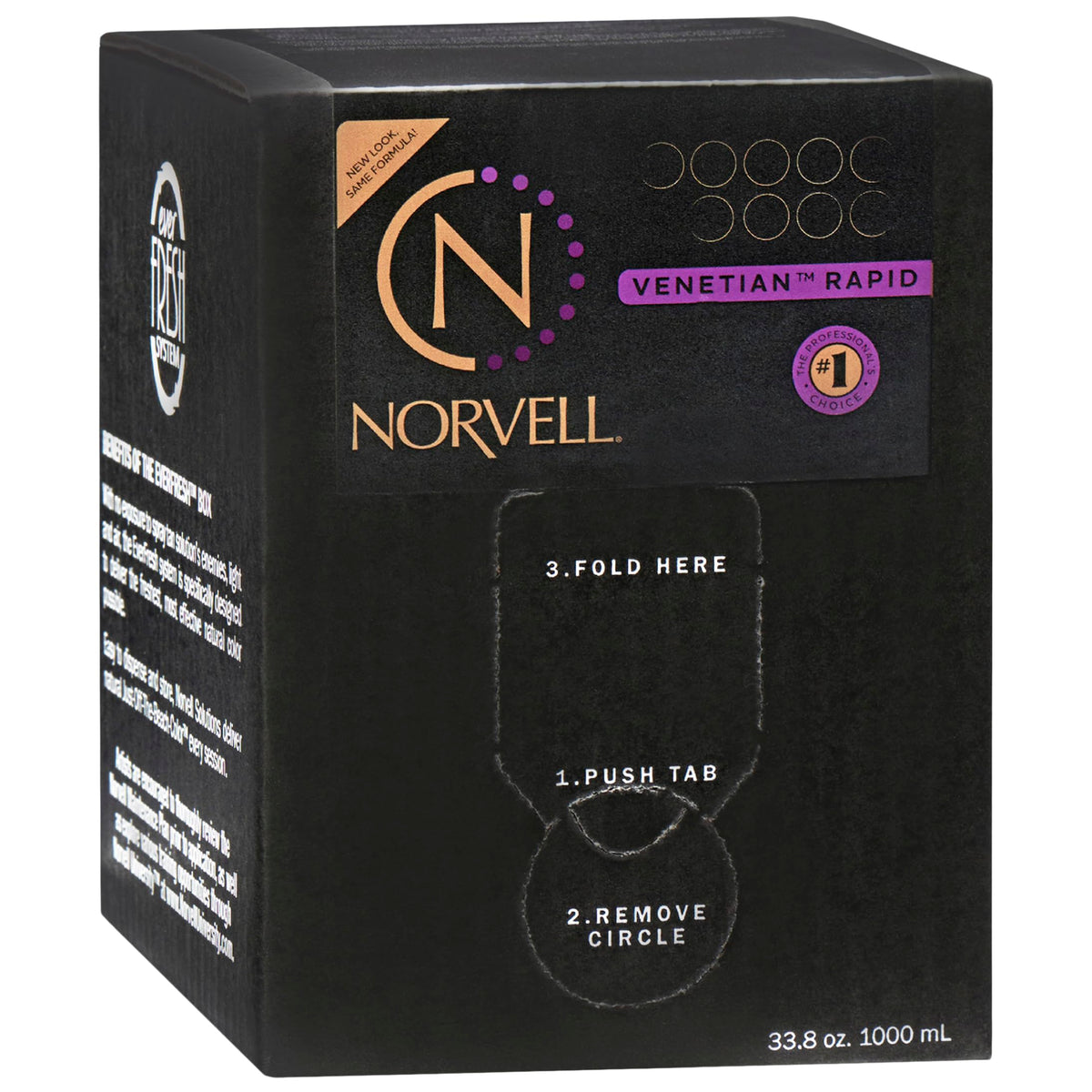 Norvell Venetian One front bottle showing professional packaging and quick-dry benefit