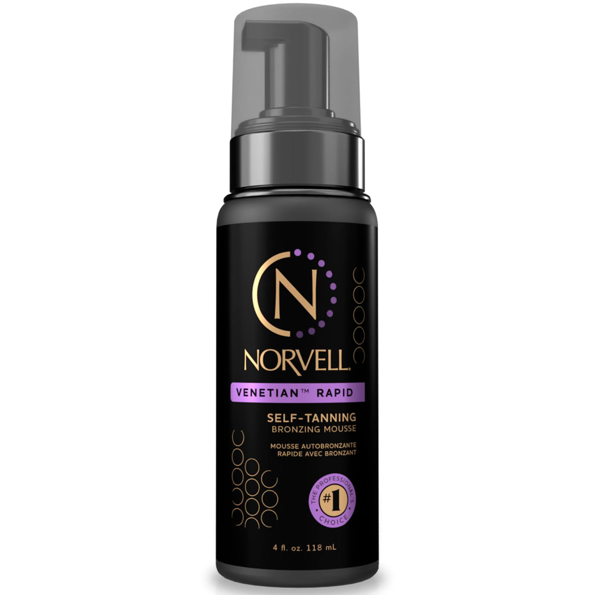 Norvell front bottle showing label and 4 oz size for quick identification and trust
