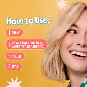 Not Your Mother's before and after hair photos highlighting added texture