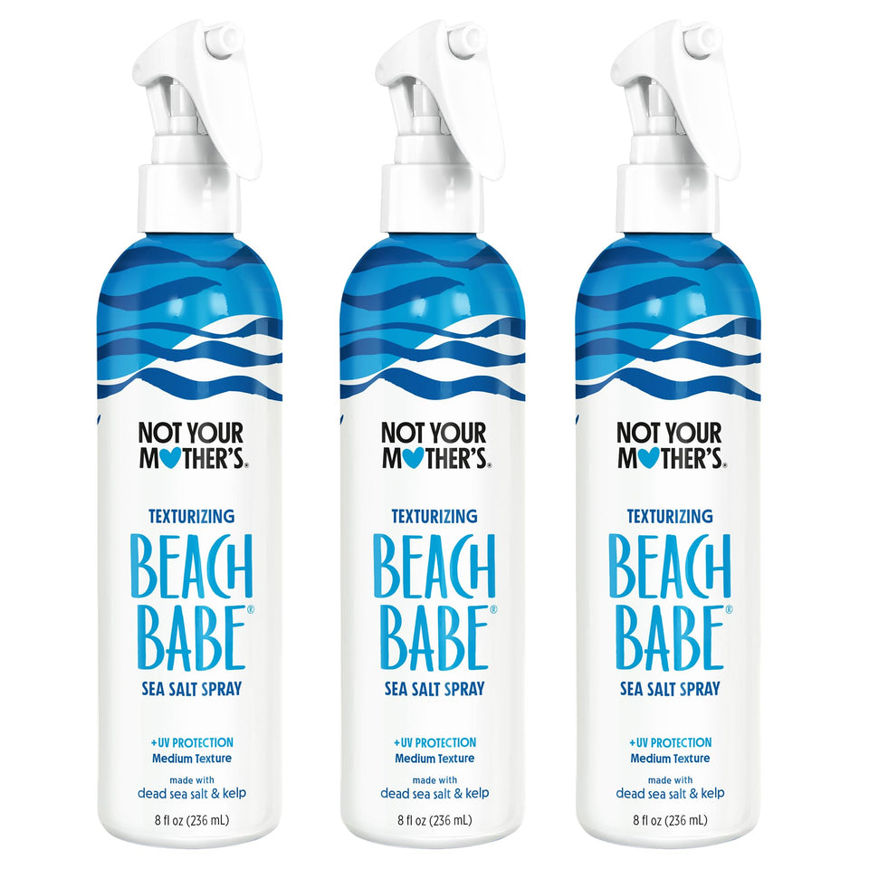 Not Your Mother's front packaging showing three 8 fl oz bottles and benefit of textured waves