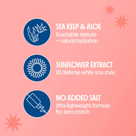 Not Your Mother's ingredients label highlighting aloe and sea kelp