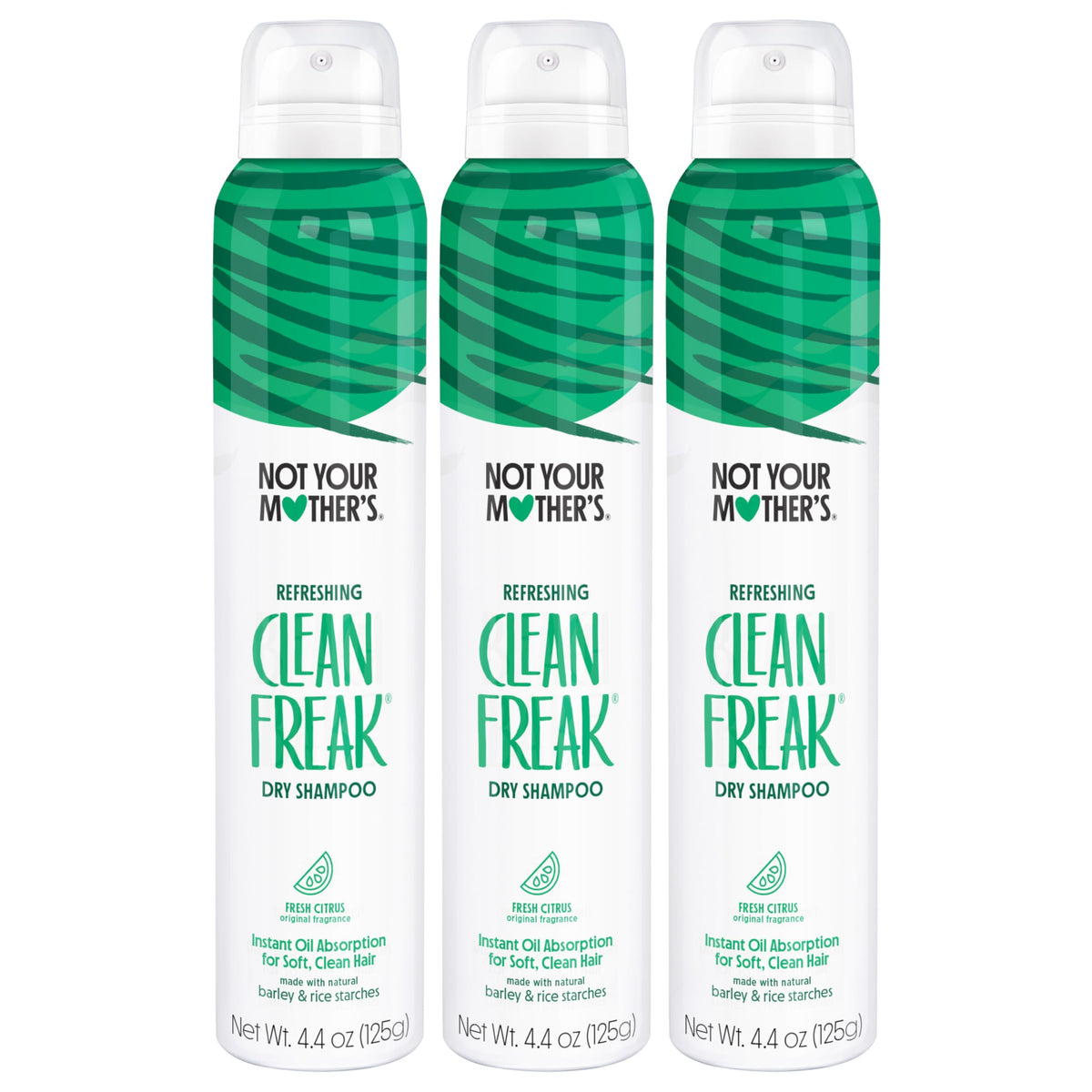 Not Your Mother's three-pack front view showing cans and fresh citrus benefit