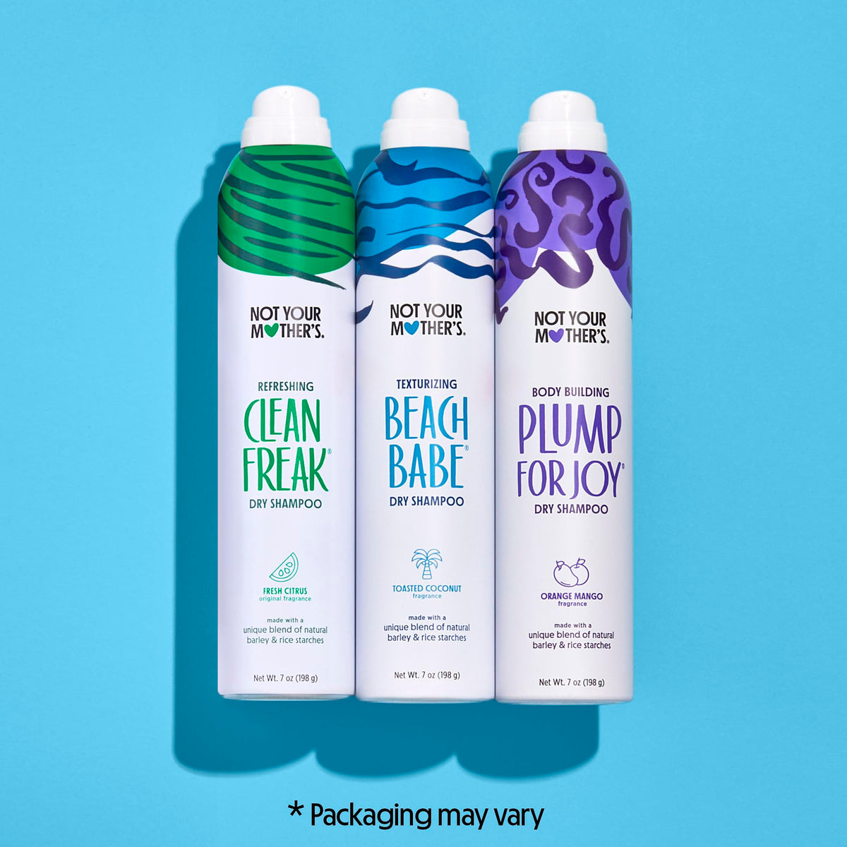 Not Your Mother's Clean Freak can close-up highlighting nozzle and clear finish