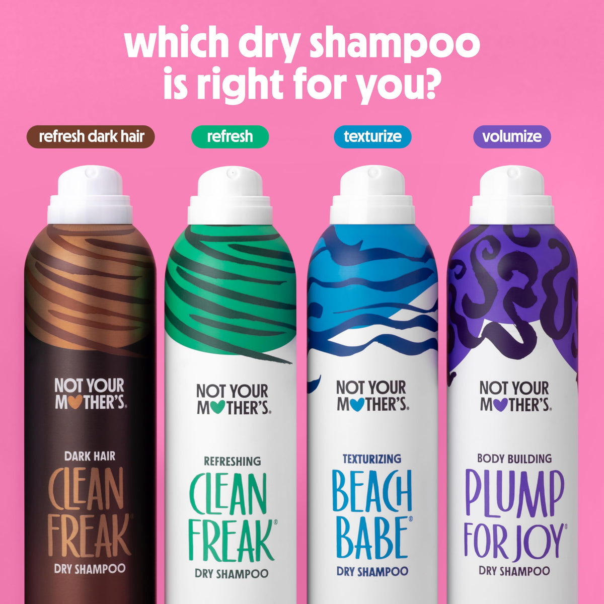 Not Your Mother's on a bathroom vanity showing everyday styling convenience benefit