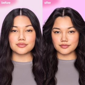 Not Your Mother's powder texture swatch showing tinted starch blend benefit