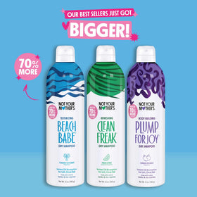 Not Your Mother's Clean Freak label close-up highlighting fresh citrus benefit