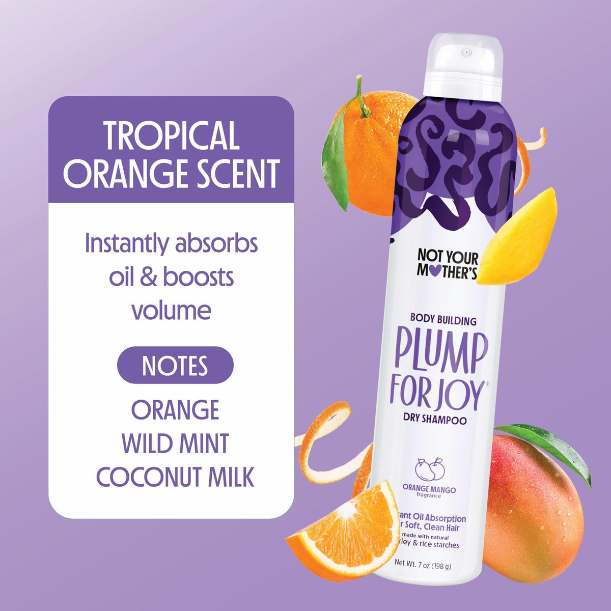 Not Your Mother's starch texture close-up illustrating oil-absorbing benefit