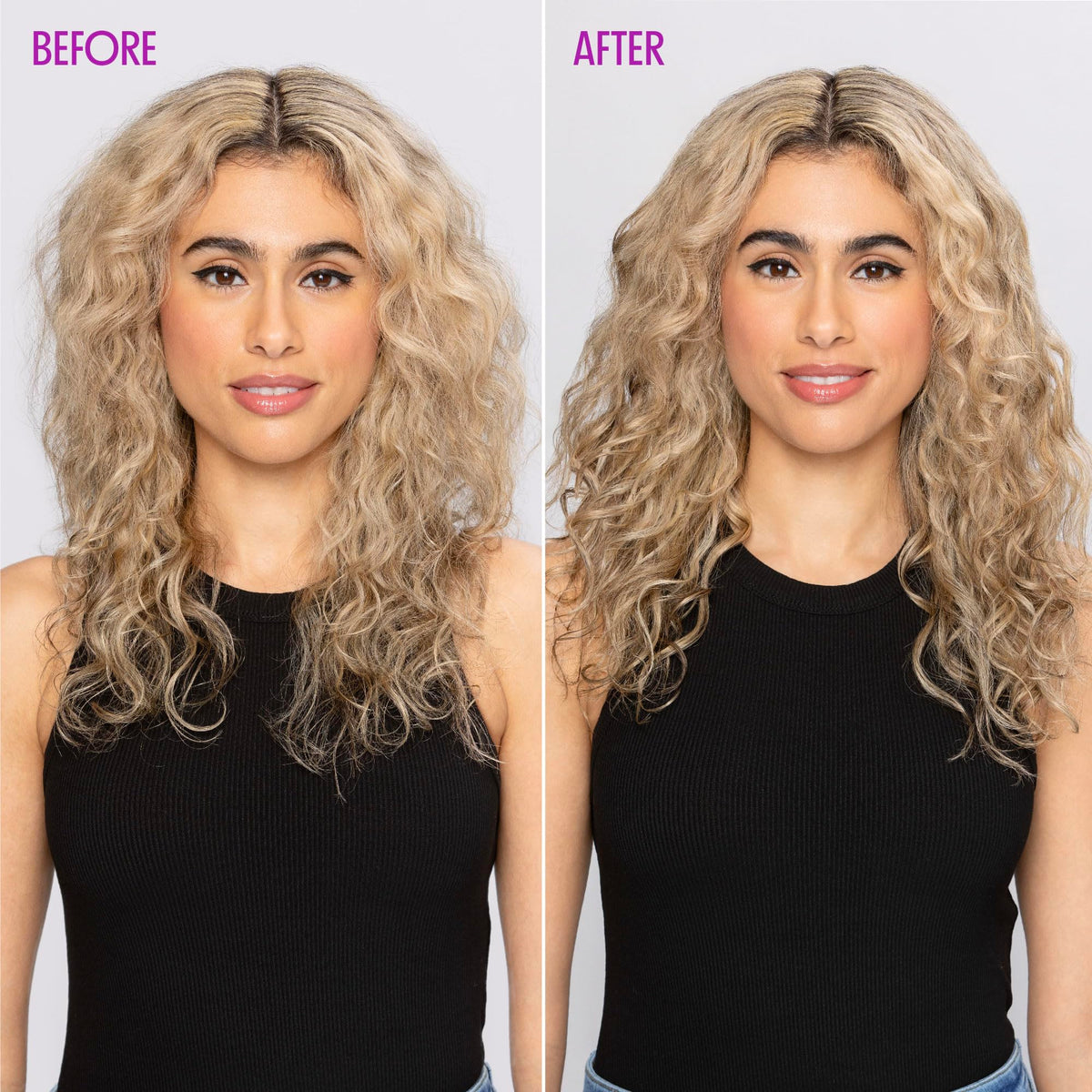 Not Your Mother's curl foam dispensed as airy foam to revive curls