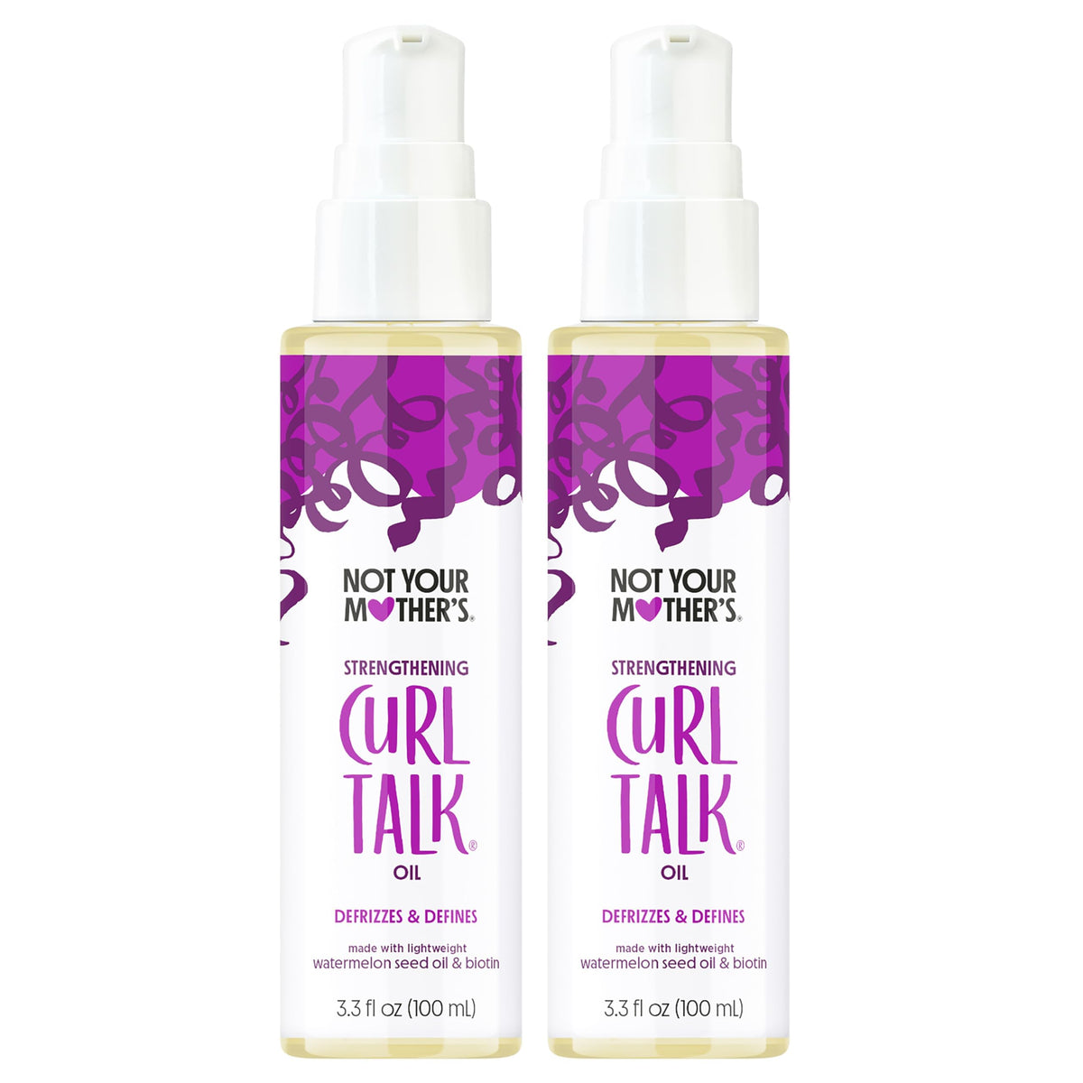 Not Your Mother's front packaging showing two bottles and benefits
