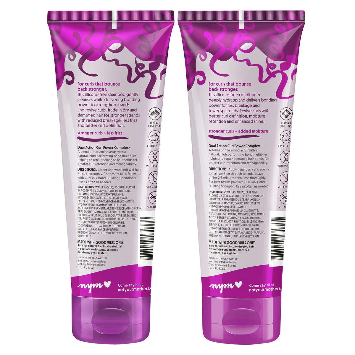 Not Your Mother's bottles in hand for scale showing travel-friendly 8 fl oz convenience benefit