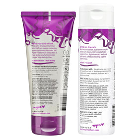Not Your Mother's curly hair before and after using products demonstrating definition