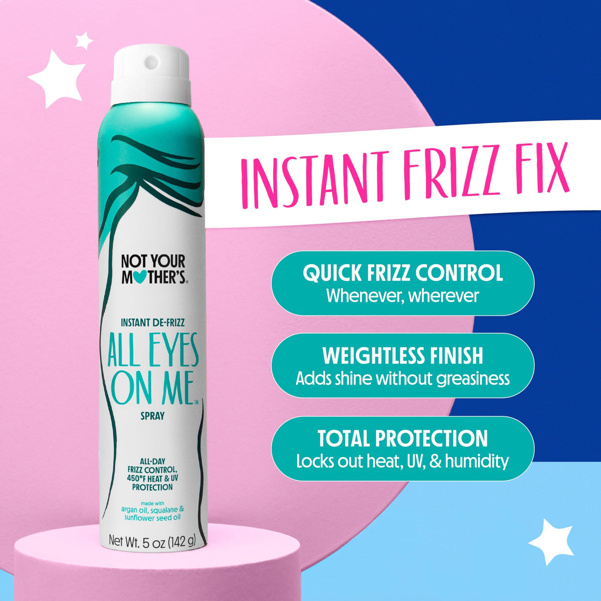 Not Your Mother's product texture with argan and sunflower oil blend for shine