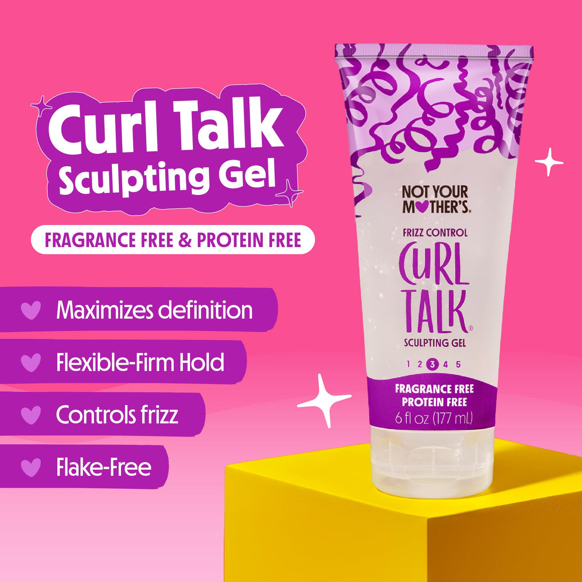 Not Your Mother's defining cream texture swipe showing creamy moisture