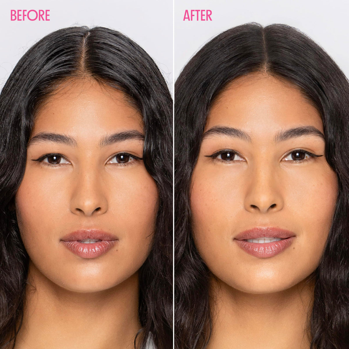 Not Your Mother's close-up powder texture highlighting fine tinted starch blend for no white residue