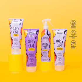 Not Your Mother's family morning routine with kids using products for manageable curls