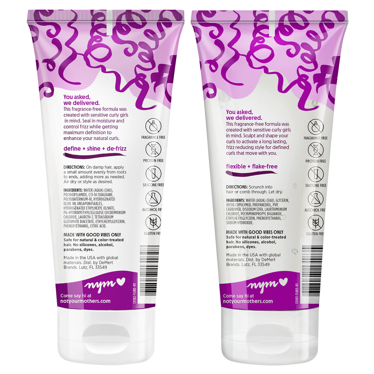 Not Your Mother's model styling curls illustrating natural definition and bounce