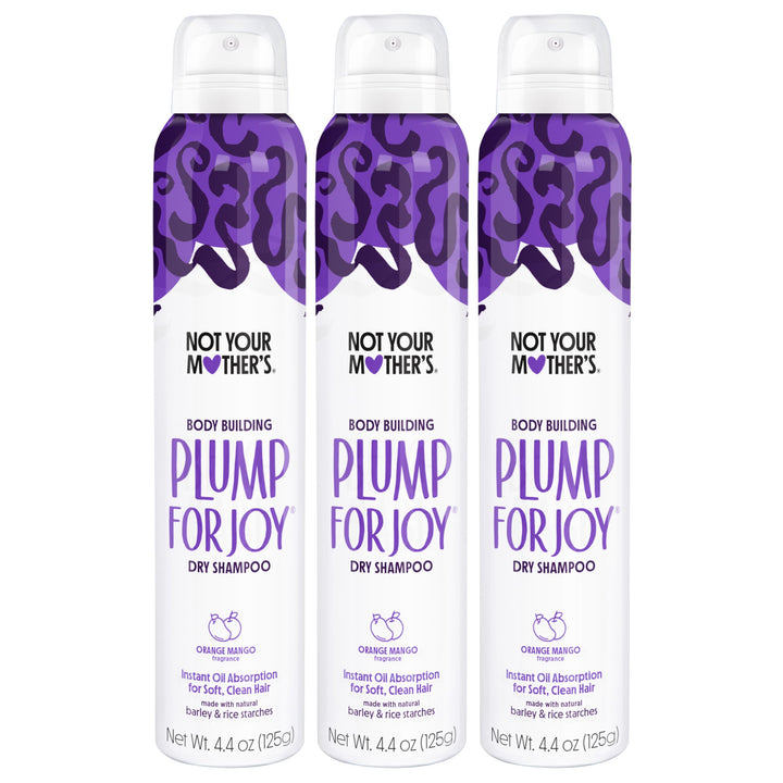 Not Your Mother's front packaging showing 4.4 oz can and orange mango scent benefit
