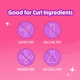 Not Your Mother's product labels showing Rice Curl Complex ingredient callouts