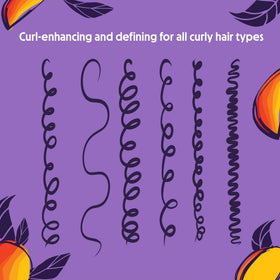 Not Your Mother's shampoo bottle close-up label highlighting tear-free, mango butter formula