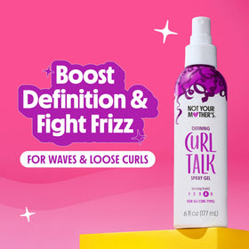 Not Your Mother's spray gel bottle displayed upright illustrating lightweight hold