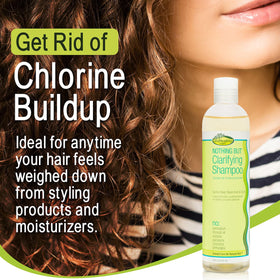 NOTHING BUT application on wet hair illustrating effective buildup removal benefit