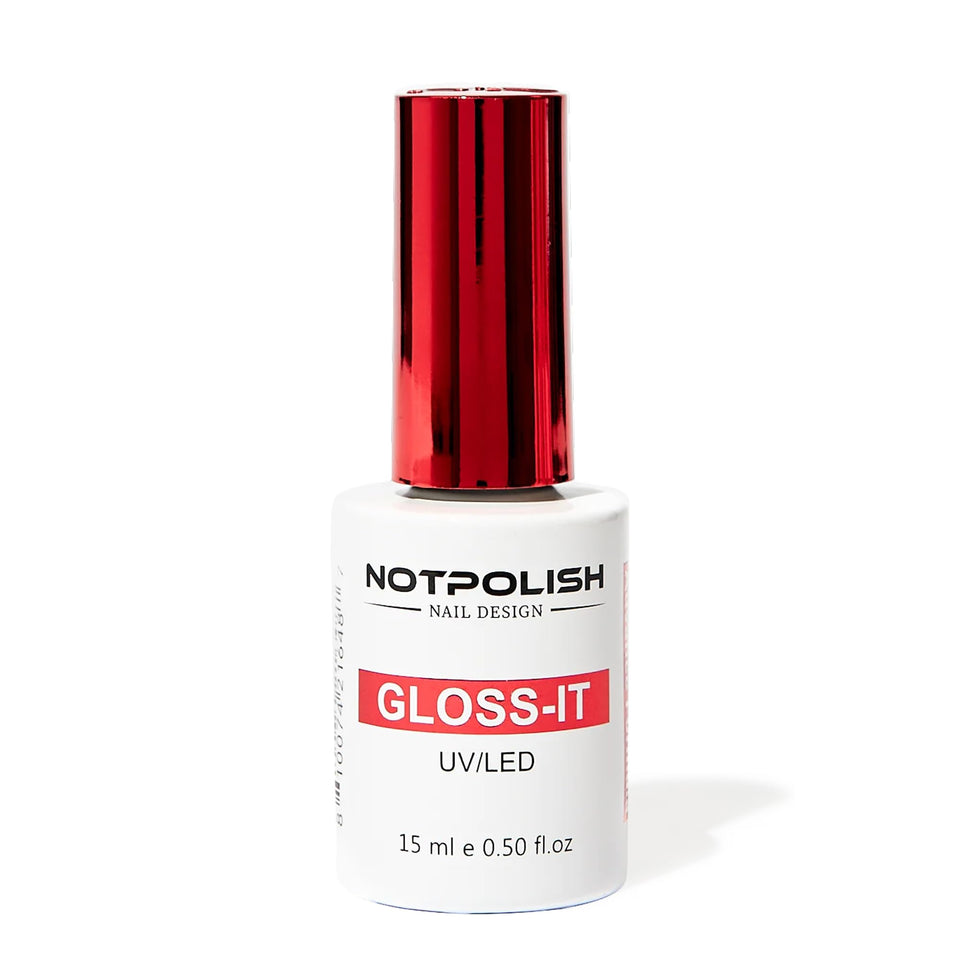 NotPolish front bottle showing label and glossy finish benefit
