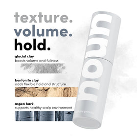 NOUN being applied at roots to create instant lift and long-lasting volume
