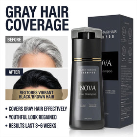 Nova hair shampoo lather texture illustrating rich foam and gentle conditioning