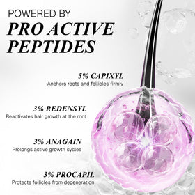 Nova Bloom Bontress PRO+ serum texture close-up highlighting lightweight absorption