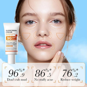 NovaCharm in a beach bag showing portable high-SPF protection for outdoor days