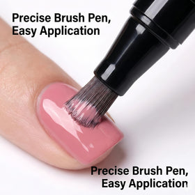 NovaCharm pens held in hand to show 5ml travel-friendly size and easy handling